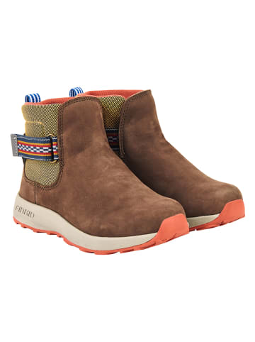 finkid Leren boots "Puoli" lichtbruin