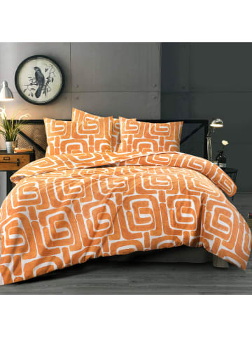 Day Dream Komplet pościeli "Sem" w kolorze pomarańczowym