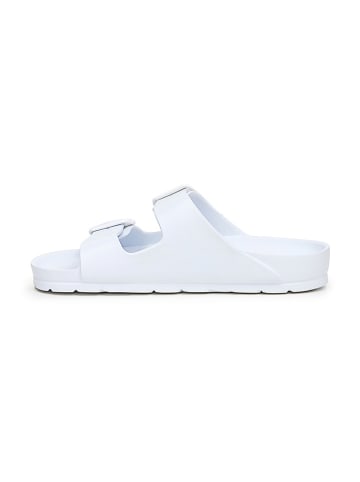 SABOKETS Klapki w kolorze białym