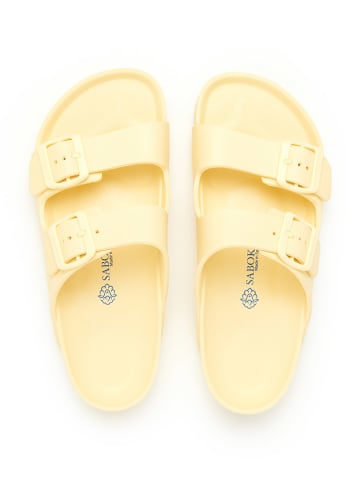 SABOKETS Slippers geel