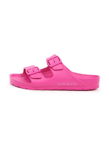 SABOKETS Pantoletten in Pink