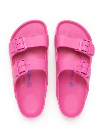SABOKETS Pantoletten in Pink