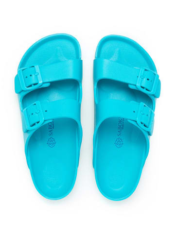 SABOKETS Slippers lichtblauw