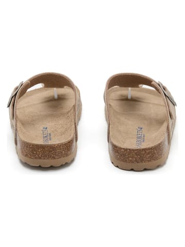 SABOKETS Japonki w kolorze beżowym