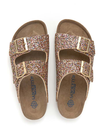 SABOKETS Slippers goudkleurig
