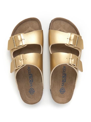 SABOKETS Pantoletten in Gold