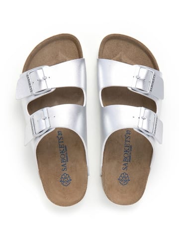 SABOKETS Slippers zilverkleurig