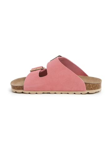 SABOKETS Leren slippers lichtroze