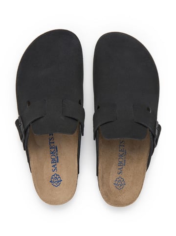 SABOKETS Chodaki w kolorze czarnym