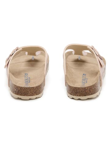 SABOKETS Japonki w kolorze jasnoróżowym