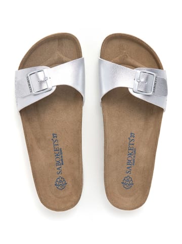 SABOKETS Slippers zilverkleurig