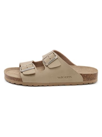 SABOKETS Pantoletten in Beige