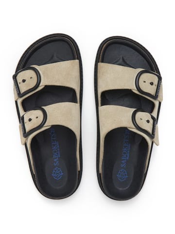 SABOKETS Pantoletten in Beige