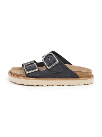 SABOKETS Leren slippers donkerblauw