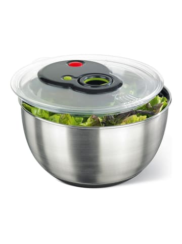 Emsa Edelstahl-Salatschleuder "Turboline" - 4,5 l
