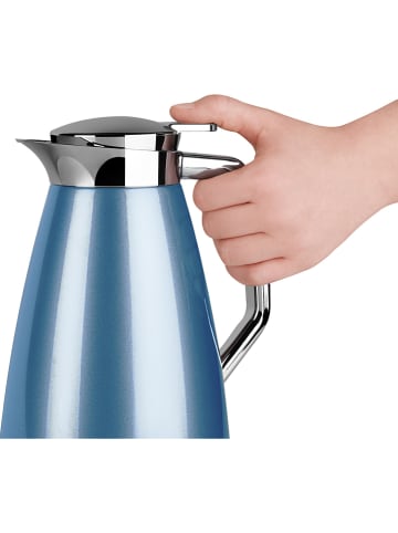 Emsa Isolierkanne "Plaza" in Blau - 1 l