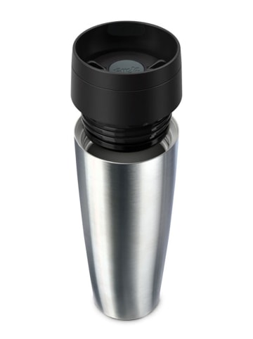 Emsa Thermobecher "Travel Mug Classic" in Silber/ Schwarz - 500 ml
