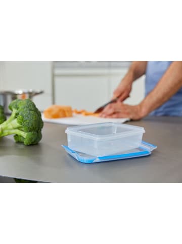 Emsa 5er-Set: Frischhaltedosen "Clip & Close" in Blau - 800 ml