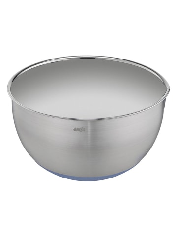 Emsa Rührschüssel "Prep & Bake" in Silber/ Blau - 4 l