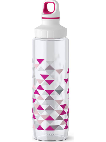 Emsa Trinkflasche "Drink2Go - Tritan" in Weiß/ Pink - 700 ml