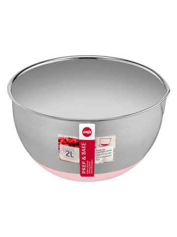 Emsa Rührschüssel "Prep & Bake" in Silber - 2 l