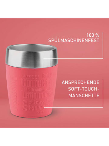 Emsa Isolierbecher "Travel Cup" in Pink - 200 ml