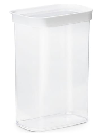 Emsa Vorratsdose "Optima" in Transparent/ Weiß - 2,2 l
