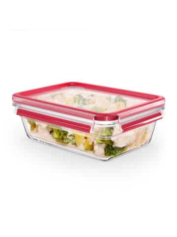 Emsa Frischhaltedose "Clip & Close" in Rot - 1,3 l