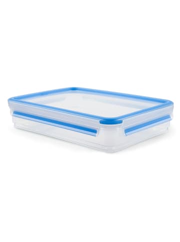 Emsa 2er-Set: Aufschnittboxen "Clip and Close" in blau - 1,65 l