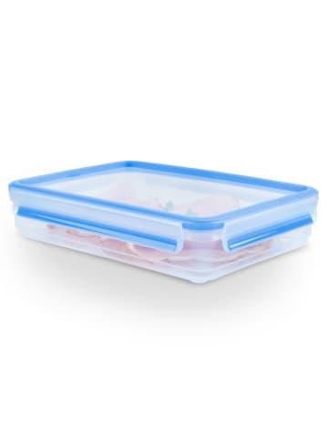 Emsa 2er-Set: Aufschnittboxen "Clip and Close" in blau - 1,65 l