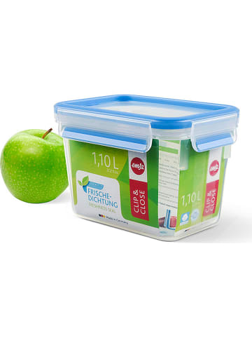 Emsa Frischhaltedosen "Clip & Close" in Blau - 1,1 l