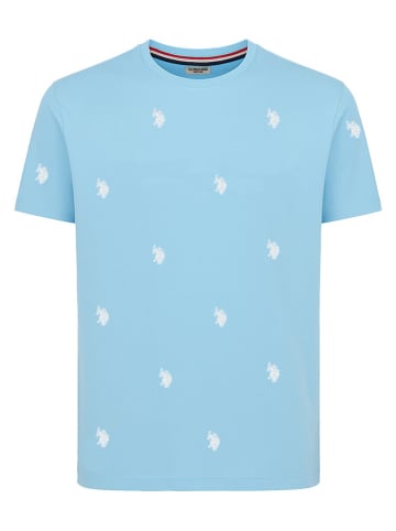 U.S. Polo Assn. Koszulka w kolorze błękitnym