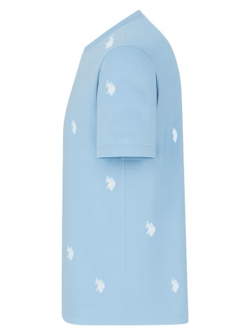 U.S. Polo Assn. Shirt in Hellblau
