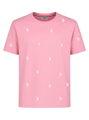 U.S. Polo Assn. Koszulka w kolorze jasnoróżowym