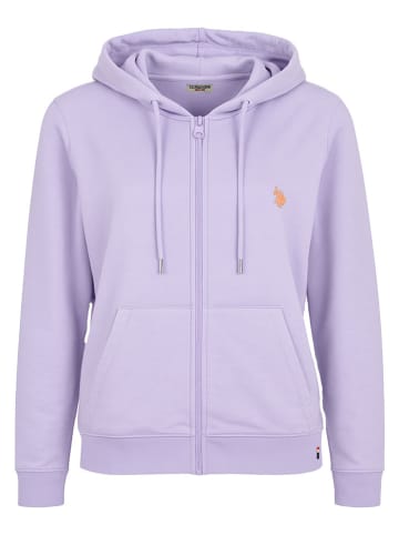 U.S. Polo Assn. Sweatjacke in Lila