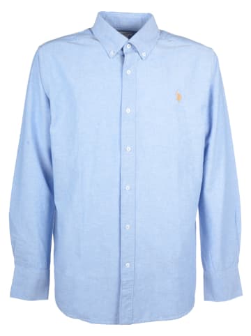 U.S. Polo Assn. Blouse - regular fit - lichtblauw