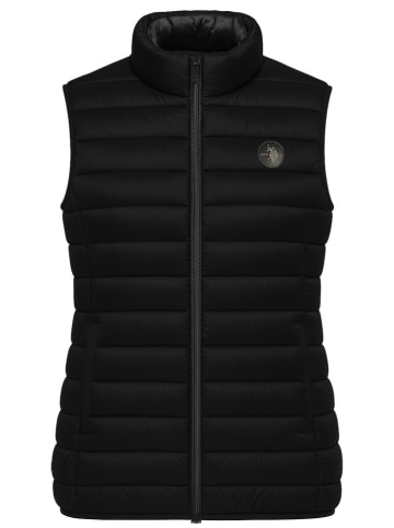 U.S. Polo Assn. Kamizelka pikowana w kolorze czarnym