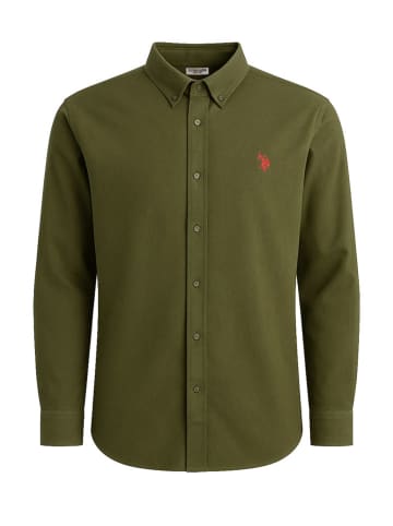 U.S. Polo Assn. Koszula - Regular fit - w kolorze oliwkowym