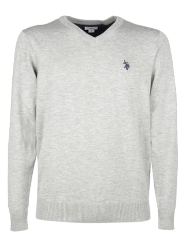 U.S. Polo Assn. Sweter w kolorze jasnoszarym