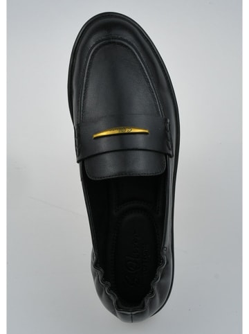 s.Oliver Leer-Slipper zwart