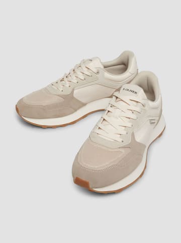 s.Oliver Sneakers in Beige/ Hellbraun