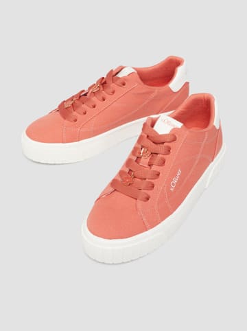 s.Oliver Sneakersy w kolorze różowym