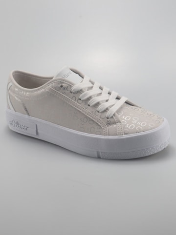 s.Oliver Sneakers zilverkleurig/grijs
