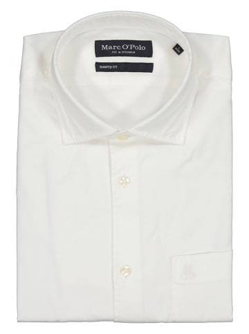Marc O'Polo Blouse - Shaped fit - wit
