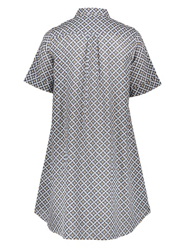 Marc O'Polo Kleid in Dunkelblau/ Weiß