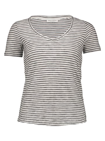 Marc O'Polo Shirt in Schwarz/ Weiß