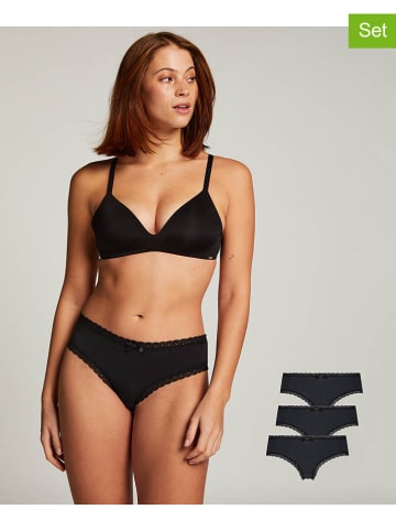 Hunkemöller 3-delige set: slips zwart