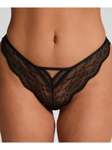 Hunkemöller Stringi (2 pary) w kolorze czarnym