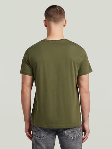 G-Star Koszulka w kolorze zielonym