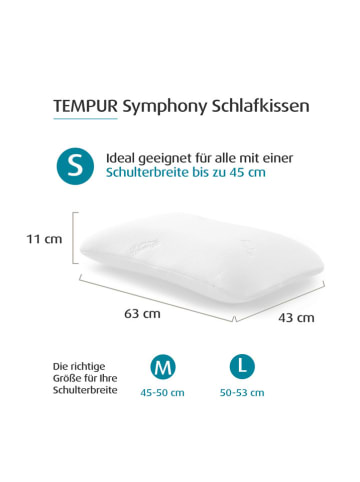 Tempur Slaapkussen "Symphony" wit